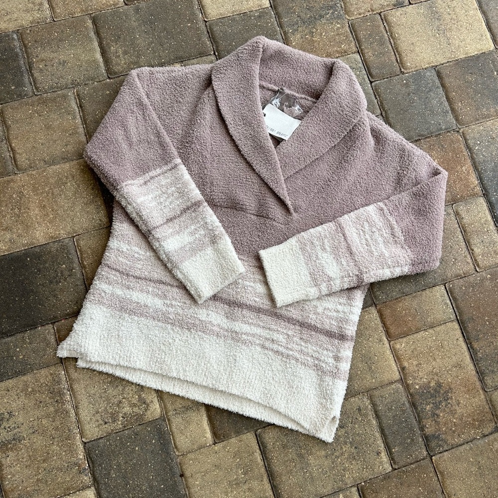 Barefoot Dreams CozyChic Shawl Collar Pullover